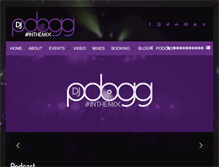 Tablet Screenshot of djpdogg.com